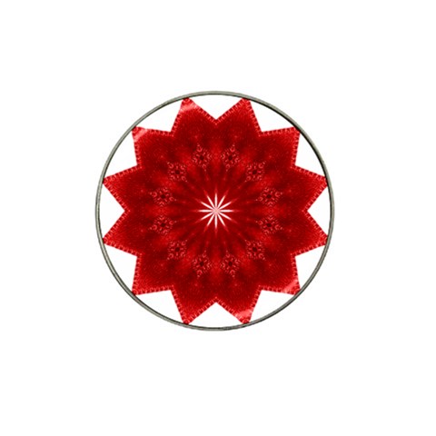 Red Star Hat Clip Ball Marker from ArtsNow.com Front