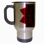 Red Star Travel Mug (Silver Gray)