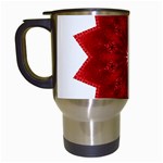 Red Star Travel Mug (White)