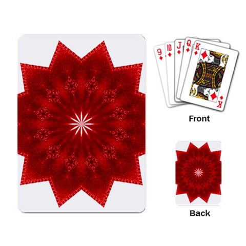 Red Star Playing Cards Single Design from ArtsNow.com Back