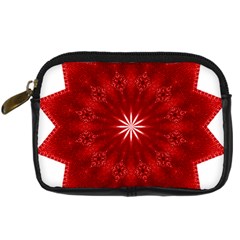 Red Star Digital Camera Leather Case from ArtsNow.com Front