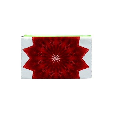 Red Star Cosmetic Bag (Small) from ArtsNow.com Front