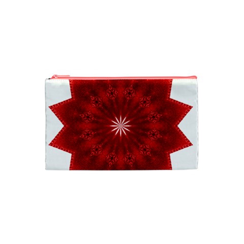 Red Star Cosmetic Bag (Small) from ArtsNow.com Front