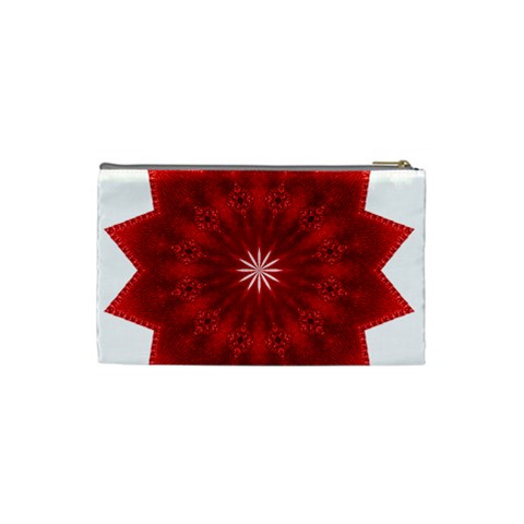 Red Star Cosmetic Bag (Small) from ArtsNow.com Back