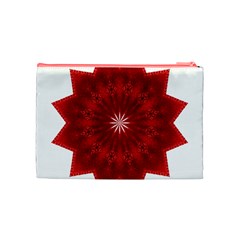 Red Star Cosmetic Bag (Medium) from ArtsNow.com Back