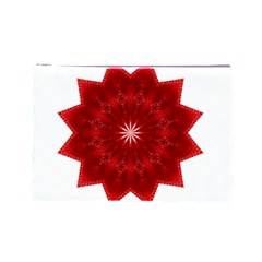 Red Star Cosmetic Bag (Large) from ArtsNow.com Front