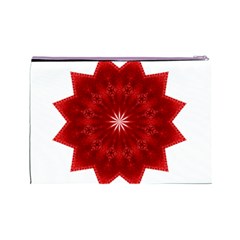 Red Star Cosmetic Bag (Large) from ArtsNow.com Back