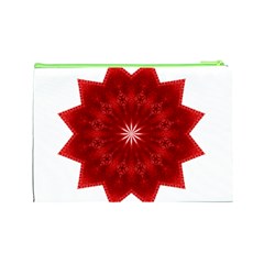 Red Star Cosmetic Bag (Large) from ArtsNow.com Back