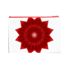 Red Star Cosmetic Bag (Large) from ArtsNow.com Back