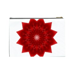 Red Star Cosmetic Bag (Large) from ArtsNow.com Back