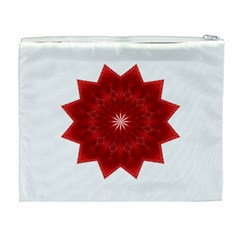 Red Star Cosmetic Bag (XL) from ArtsNow.com Back