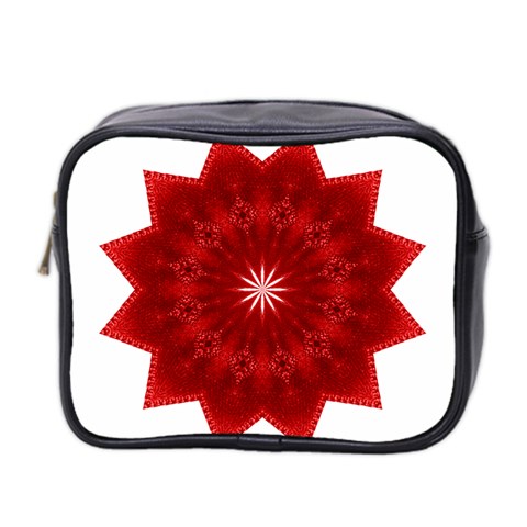 Red Star Mini Toiletries Bag (Two Sides) from ArtsNow.com Front