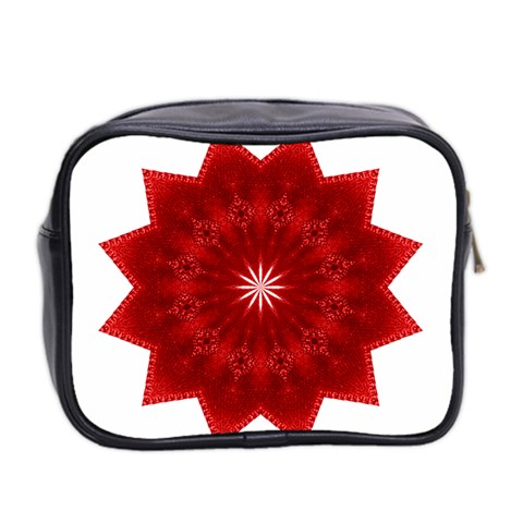 Red Star Mini Toiletries Bag (Two Sides) from ArtsNow.com Back