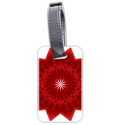 Red Star Luggage Tag (two sides) from ArtsNow.com Front