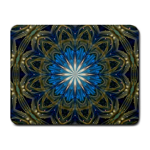 Bright Blue Star Small Mousepad from ArtsNow.com Front