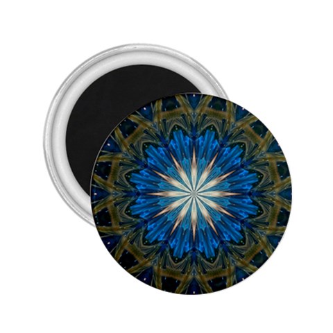 Bright Blue Star 2.25  Magnet from ArtsNow.com Front