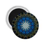 Bright Blue Star 2.25  Magnet