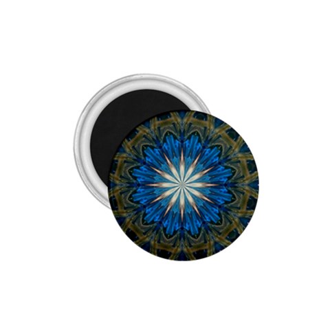 Bright Blue Star 1.75  Magnet from ArtsNow.com Front