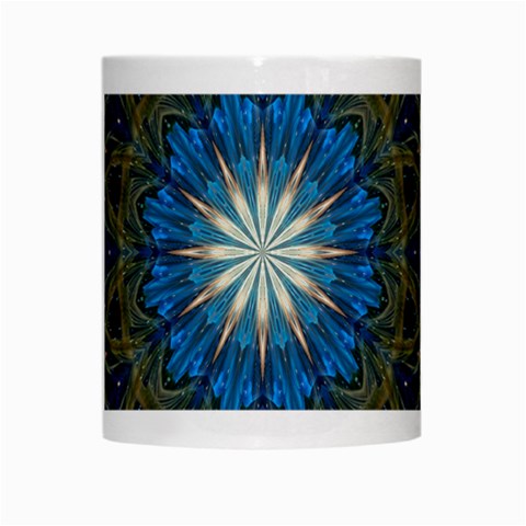 Bright Blue Star White Mug from ArtsNow.com Center