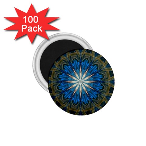 Bright Blue Star 1.75  Magnet (100 pack)  from ArtsNow.com Front