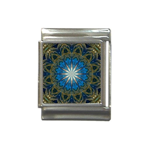 Bright Blue Star Italian Charm (13mm) from ArtsNow.com Front