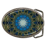 Bright Blue Star Belt Buckle