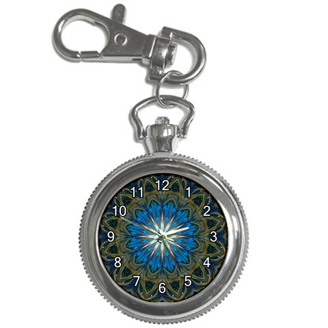 Bright Blue Star Key Chain Watch from ArtsNow.com Front