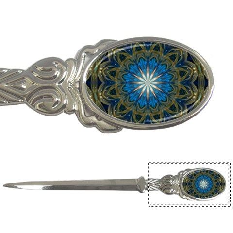 Bright Blue Star Letter Opener from ArtsNow.com Front