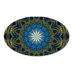 Bright Blue Star Magnet (Oval)