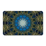 Bright Blue Star Magnet (Rectangular)