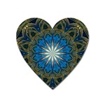 Bright Blue Star Magnet (Heart)