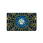 Bright Blue Star Magnet (Name Card)