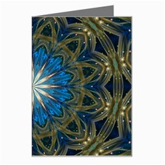 Bright Blue Star Greeting Card from ArtsNow.com Left