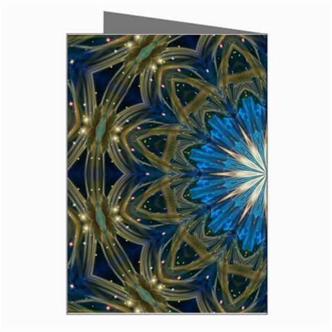 Bright Blue Star Greeting Card from ArtsNow.com Right