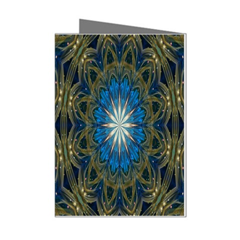 Bright Blue Star Mini Greeting Cards (Pkg of 8) from ArtsNow.com Left