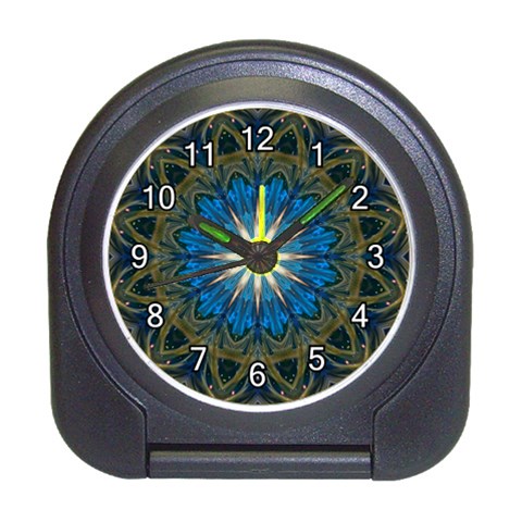 Bright Blue Star Travel Alarm Clock from ArtsNow.com Front