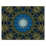 Bright Blue Star Jigsaw Puzzle (Rectangular)