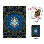 Bright Blue Star Playing Cards Single Design