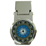 Bright Blue Star Money Clip Watch