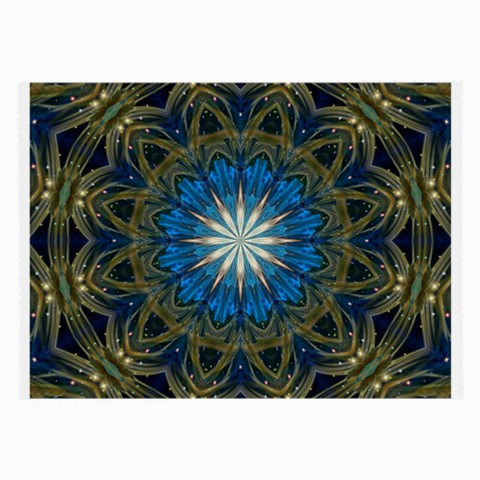 Bright Blue Star Glasses Cloth (Large, Two Sides) from ArtsNow.com Front