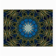 Bright Blue Star Glasses Cloth (Large, Two Sides) from ArtsNow.com Back