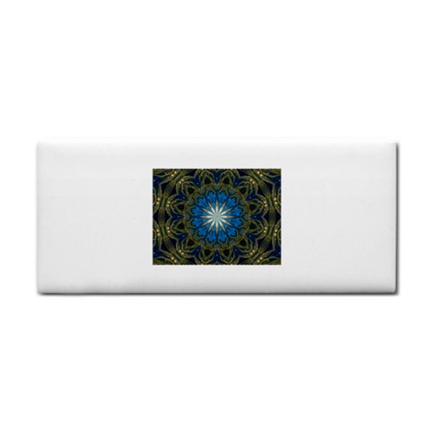 Bright Blue Star Hand Towel from ArtsNow.com Front