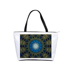 Bright Blue Star Classic Shoulder Handbag from ArtsNow.com Front