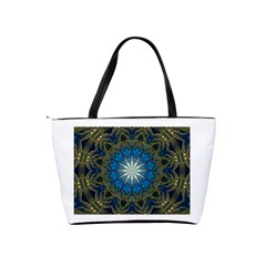 Bright Blue Star Classic Shoulder Handbag from ArtsNow.com Back