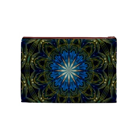 Bright Blue Star Cosmetic Bag (Medium) from ArtsNow.com Front