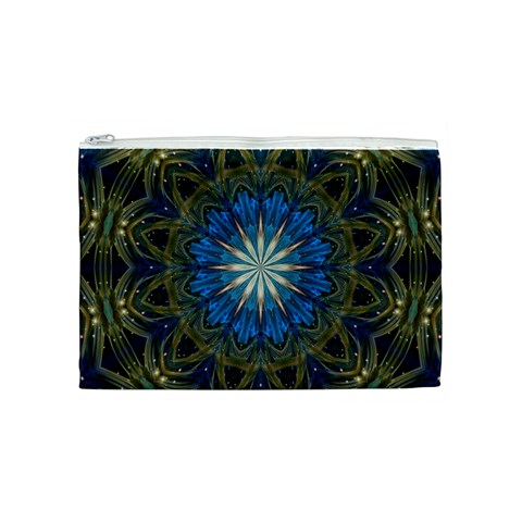 Bright Blue Star Cosmetic Bag (Medium) from ArtsNow.com Front