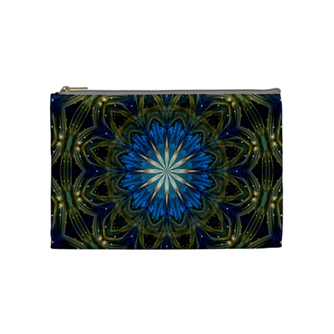 Bright Blue Star Cosmetic Bag (Medium) from ArtsNow.com Front