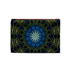 Bright Blue Star Cosmetic Bag (Medium) from ArtsNow.com Front