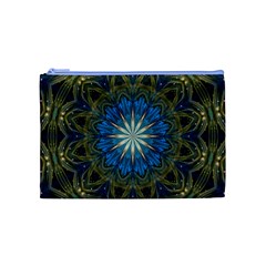 Bright Blue Star Cosmetic Bag (Medium) from ArtsNow.com Front