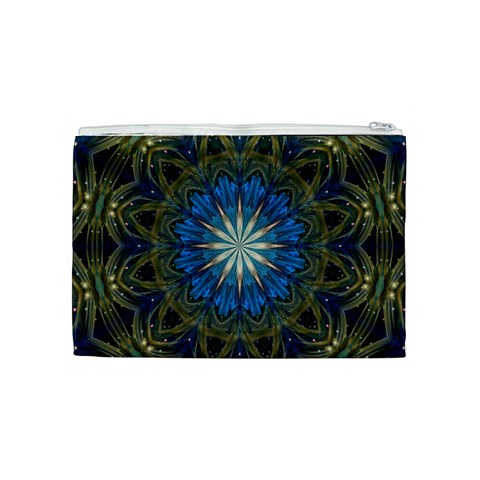 Bright Blue Star Cosmetic Bag (Medium) from ArtsNow.com Back